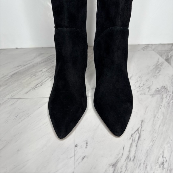 Vince Camuto Seselti Black Suede Pointy Toe Tall Boot 8 1/2 M - Picture 11 of 16